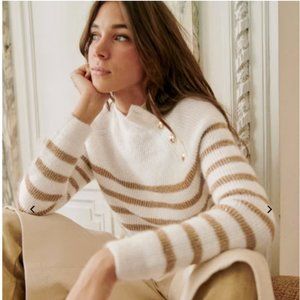 Sezane Trudy Jumper - Ecru / Gold (New w/out tags)